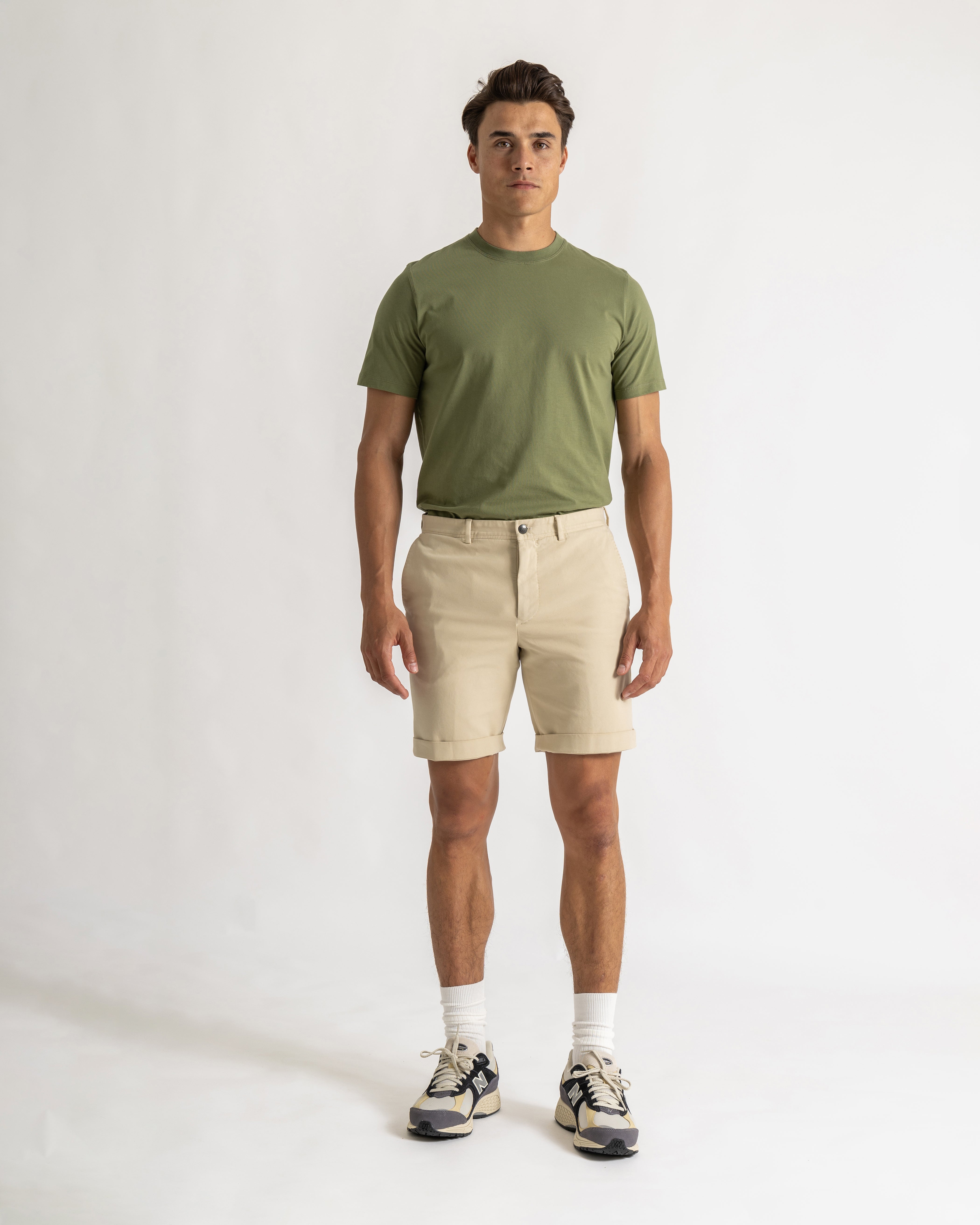 Alan short comfort fit beige