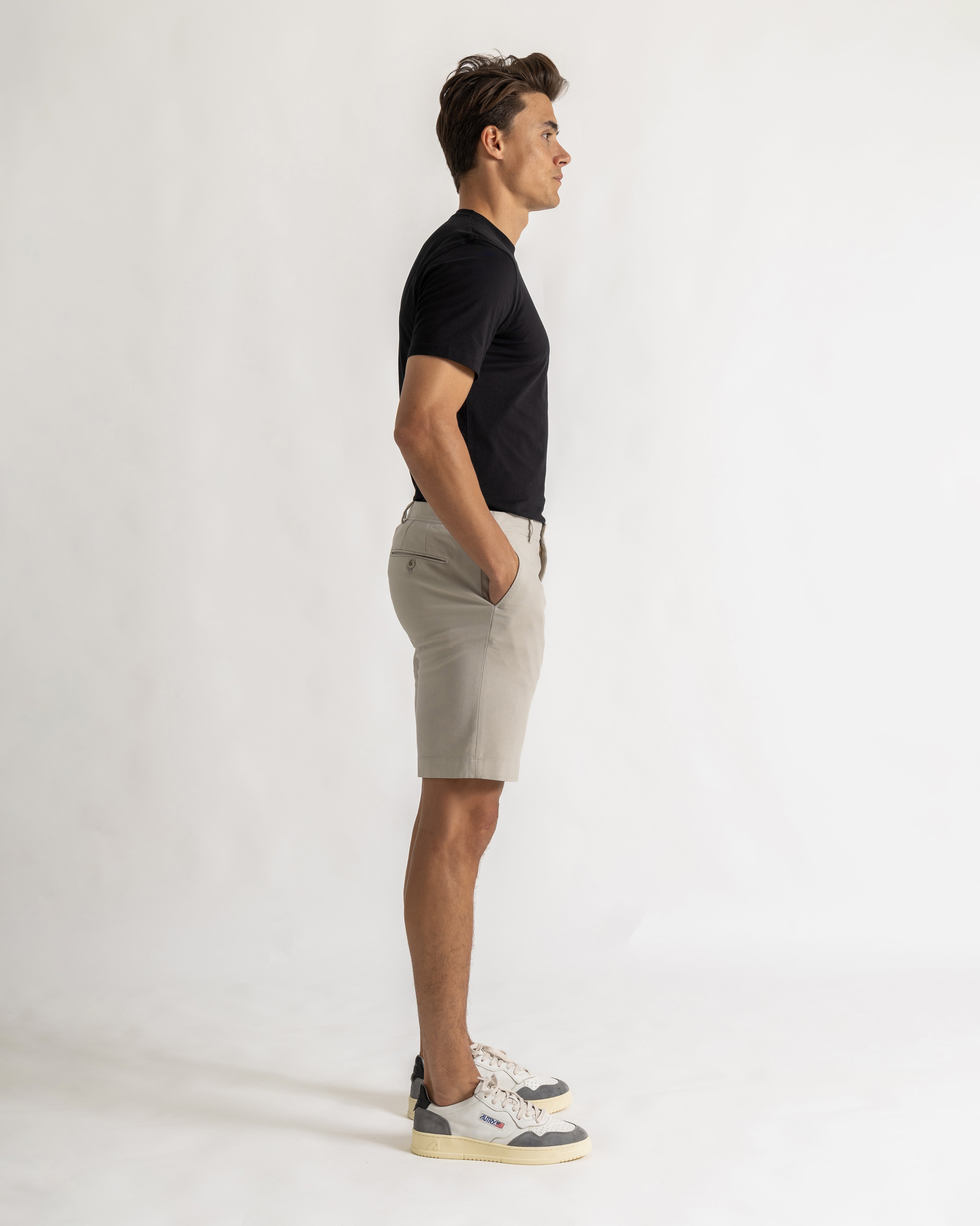 Alan short comfort fit grey