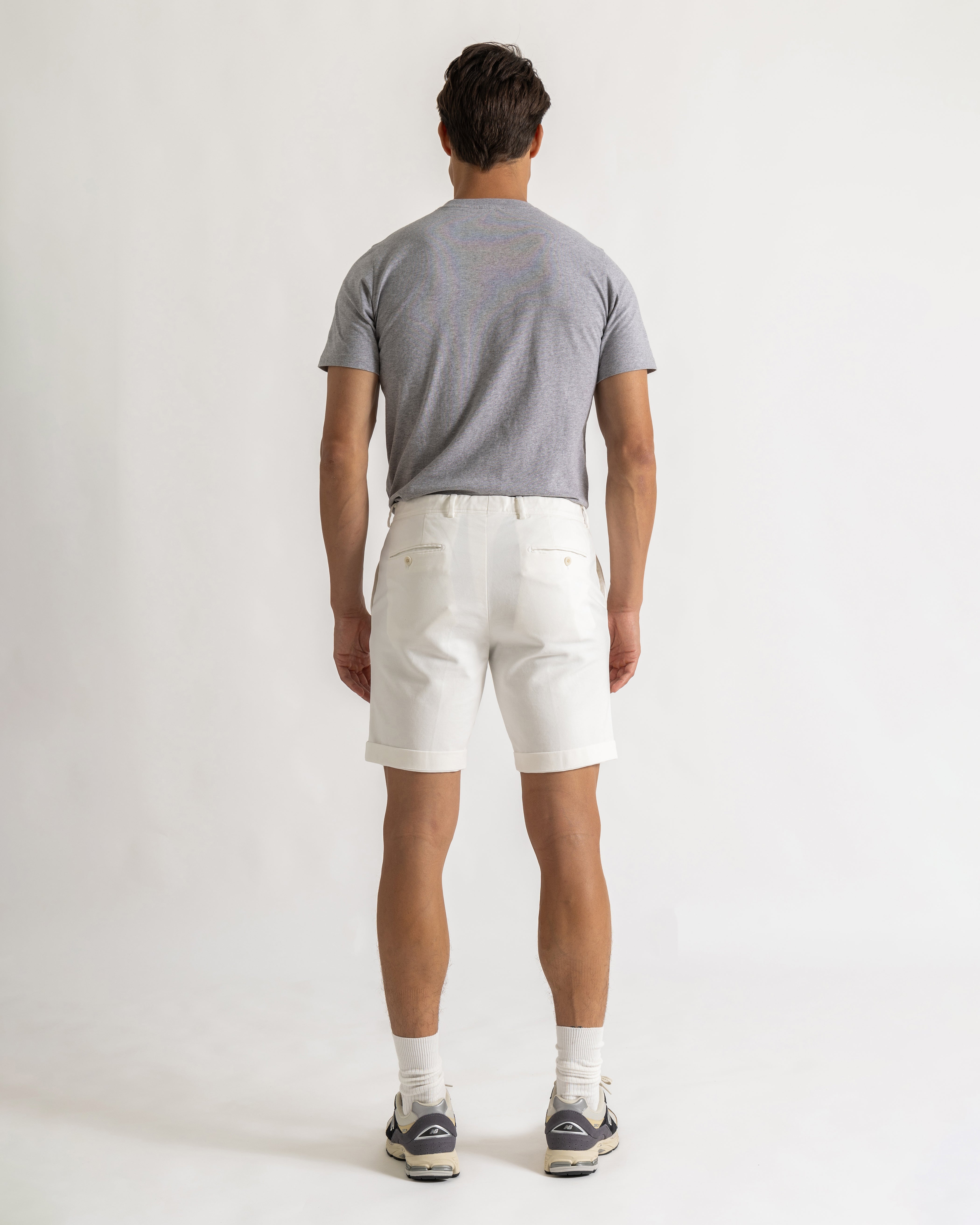 Alan short comfort fit off white