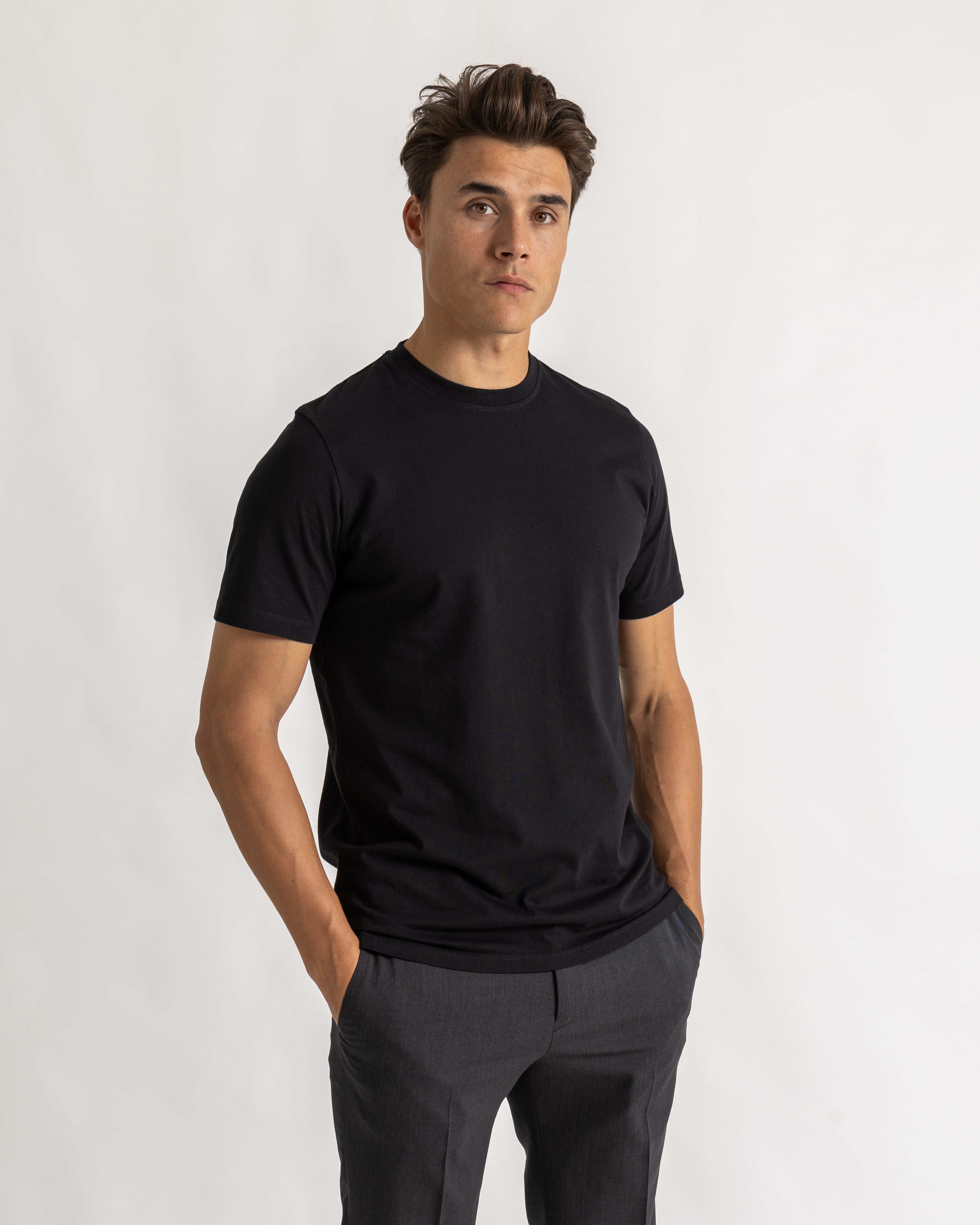 Brad tee slim black