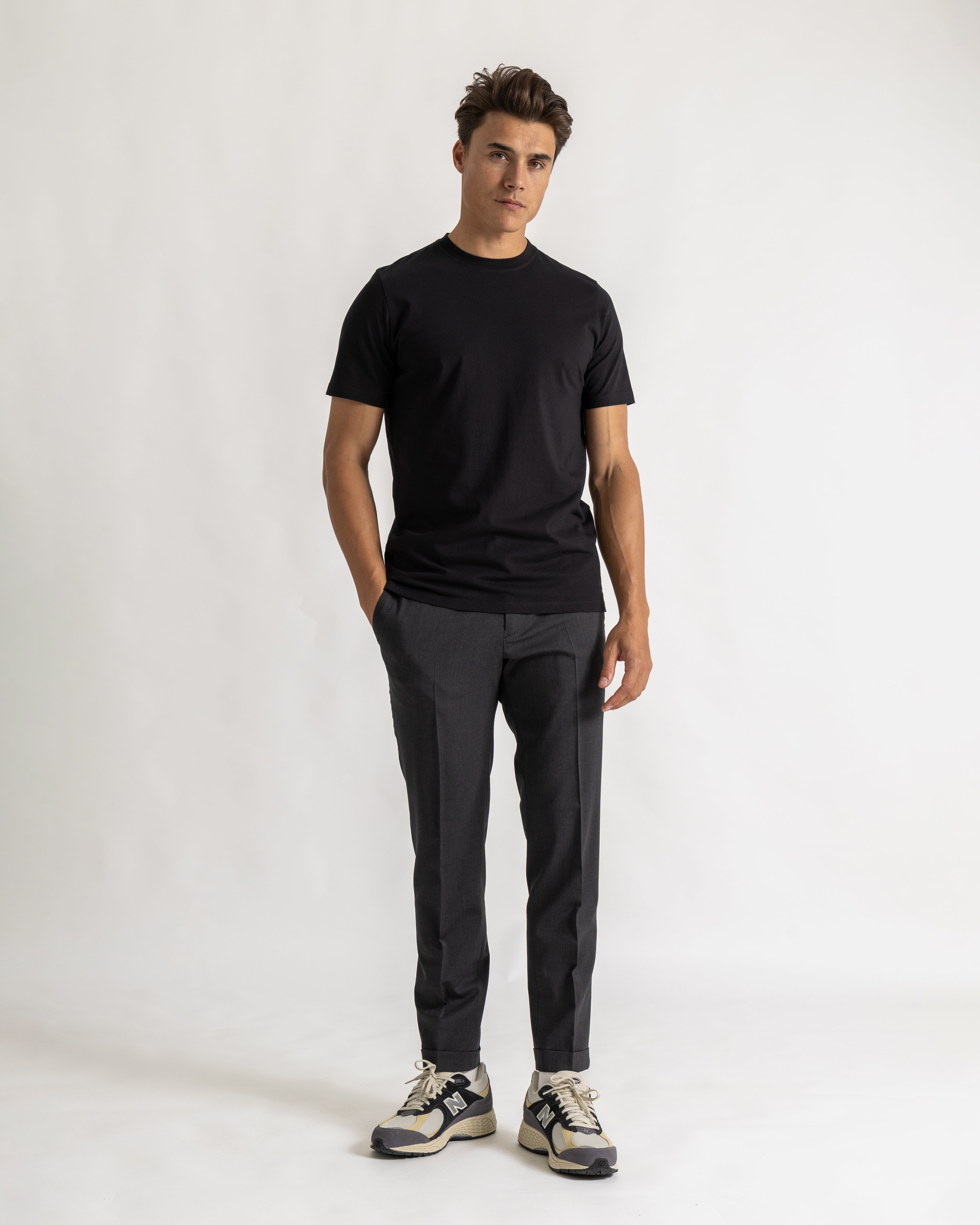 Brad tee slim black