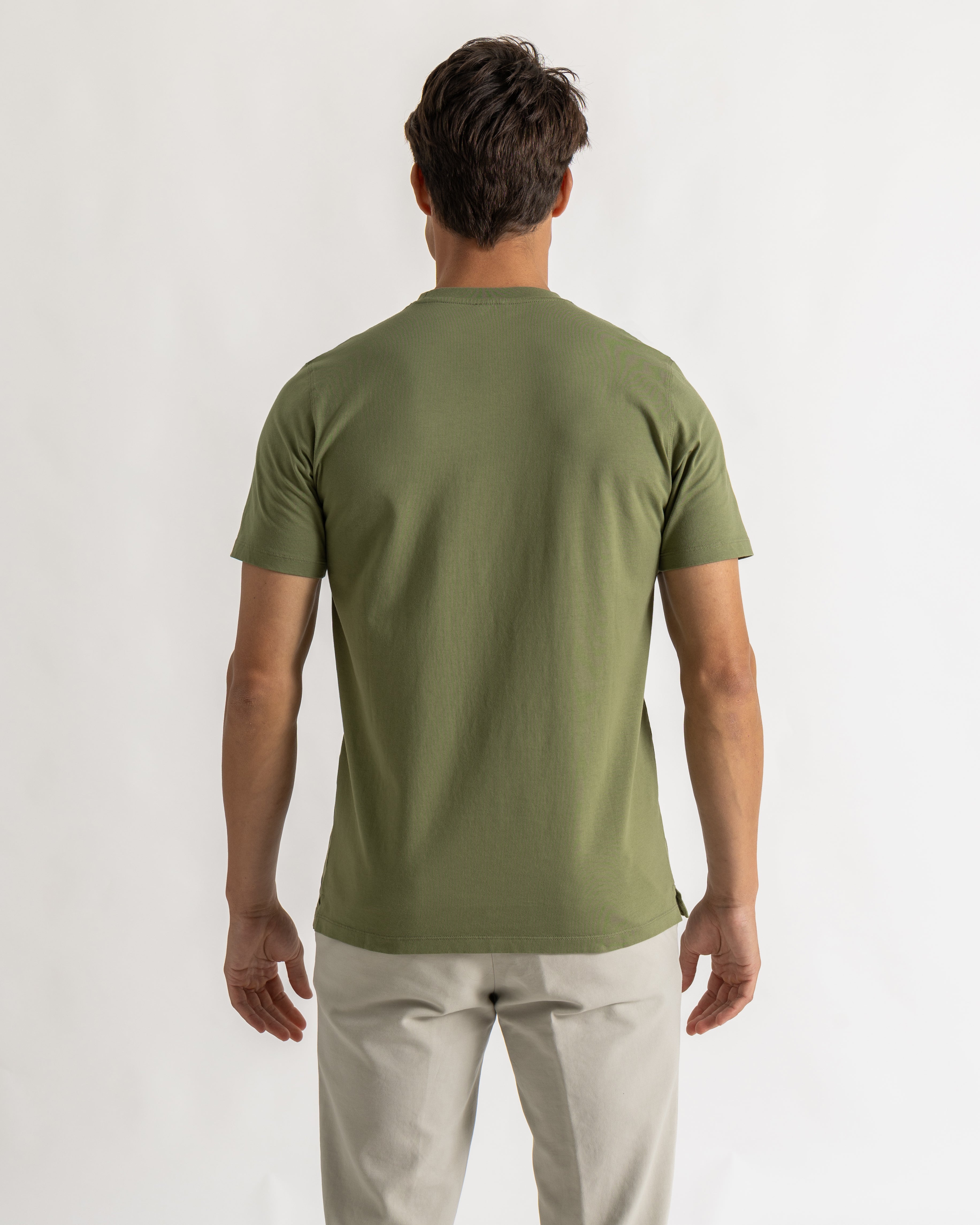 Brad tee slim green