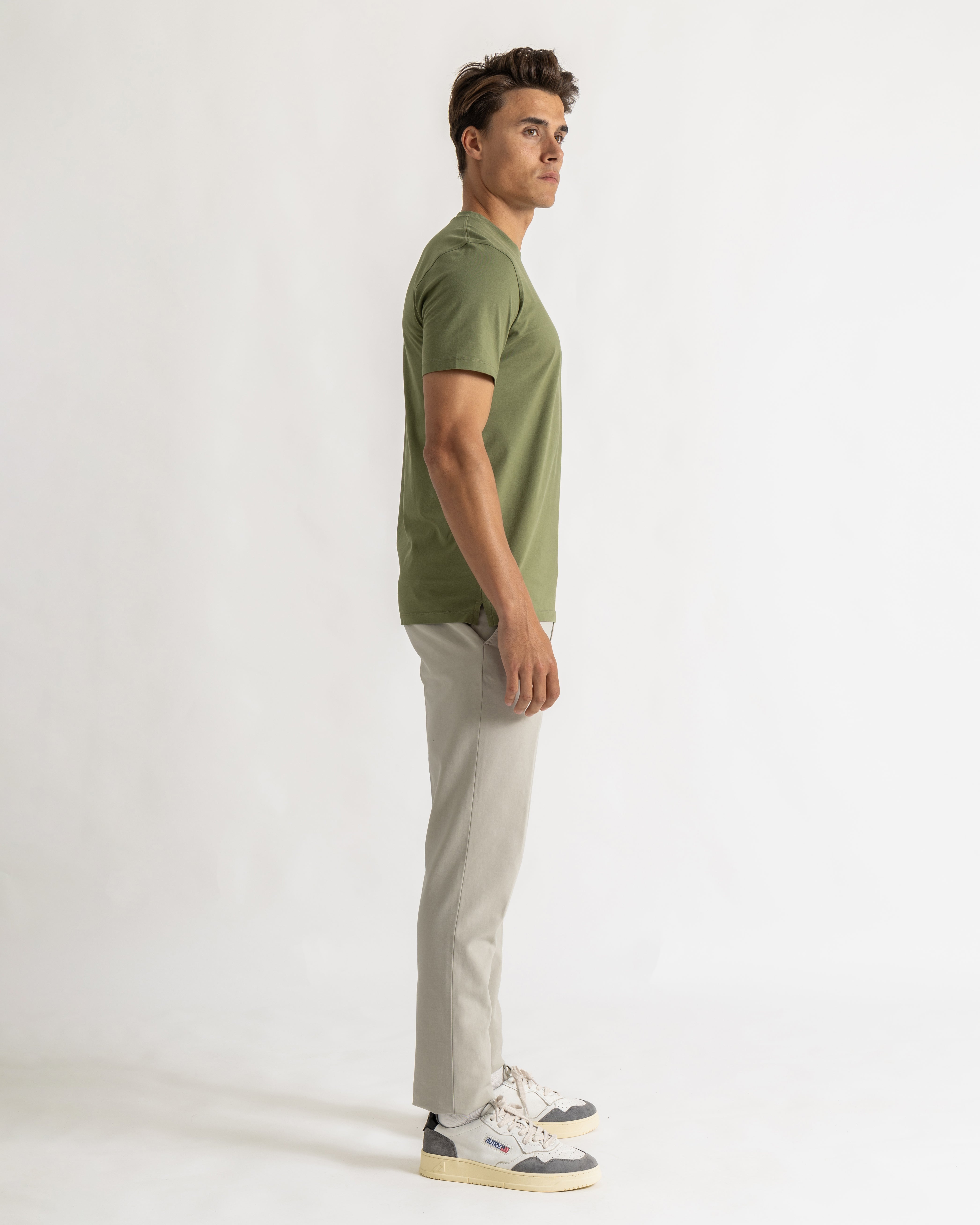 Brad tee slim green