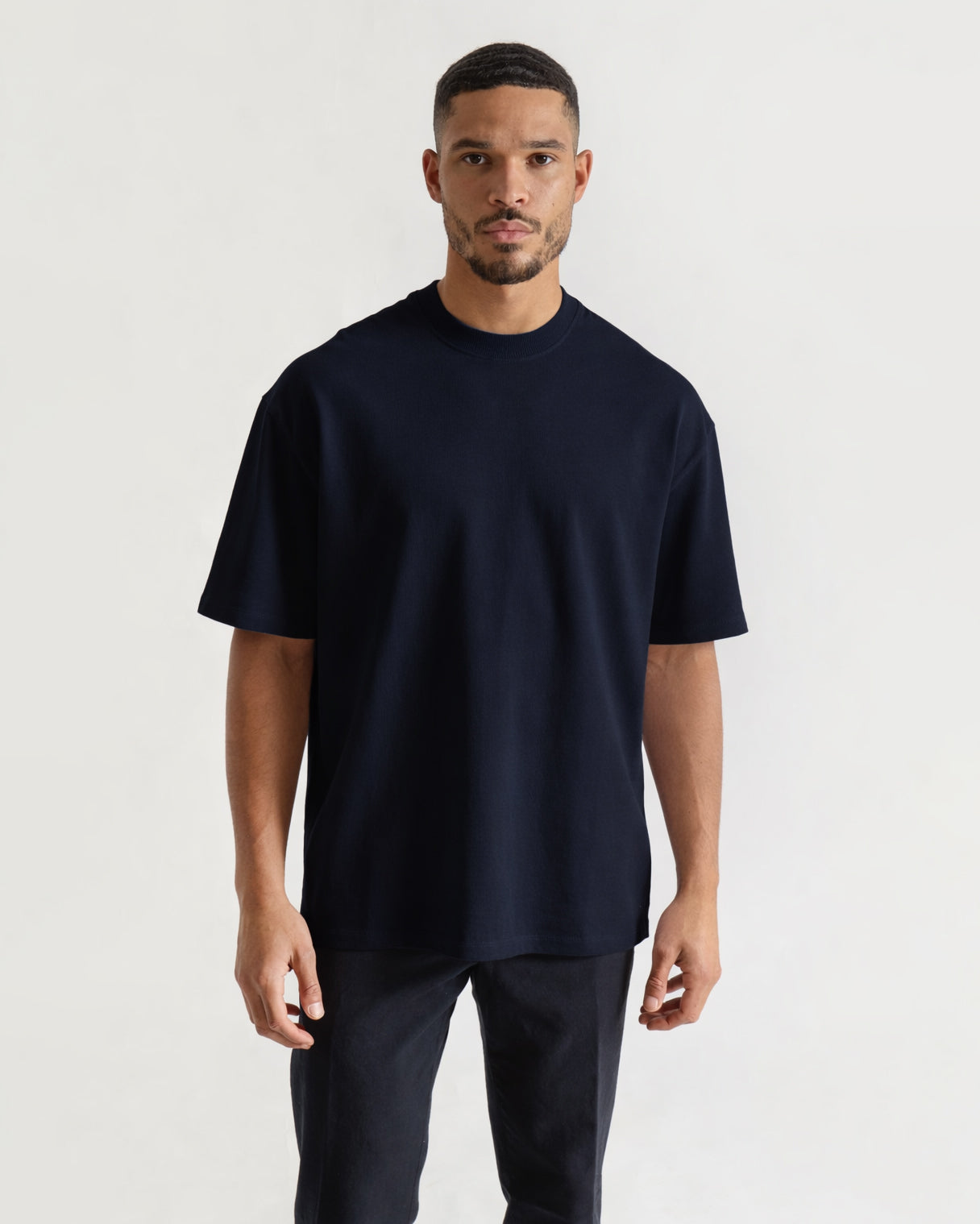 George oversized tee navy