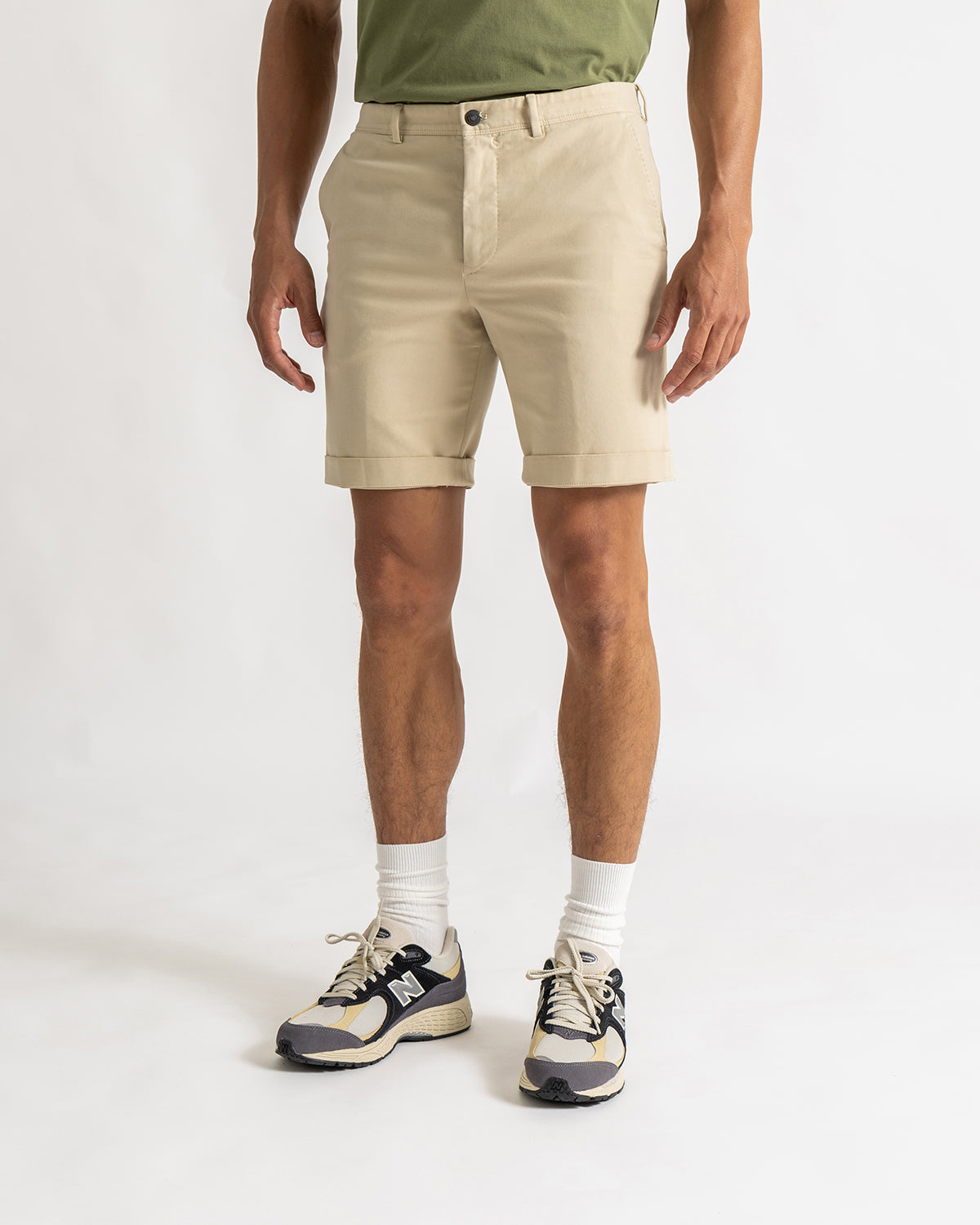 Alan short comfort fit beige