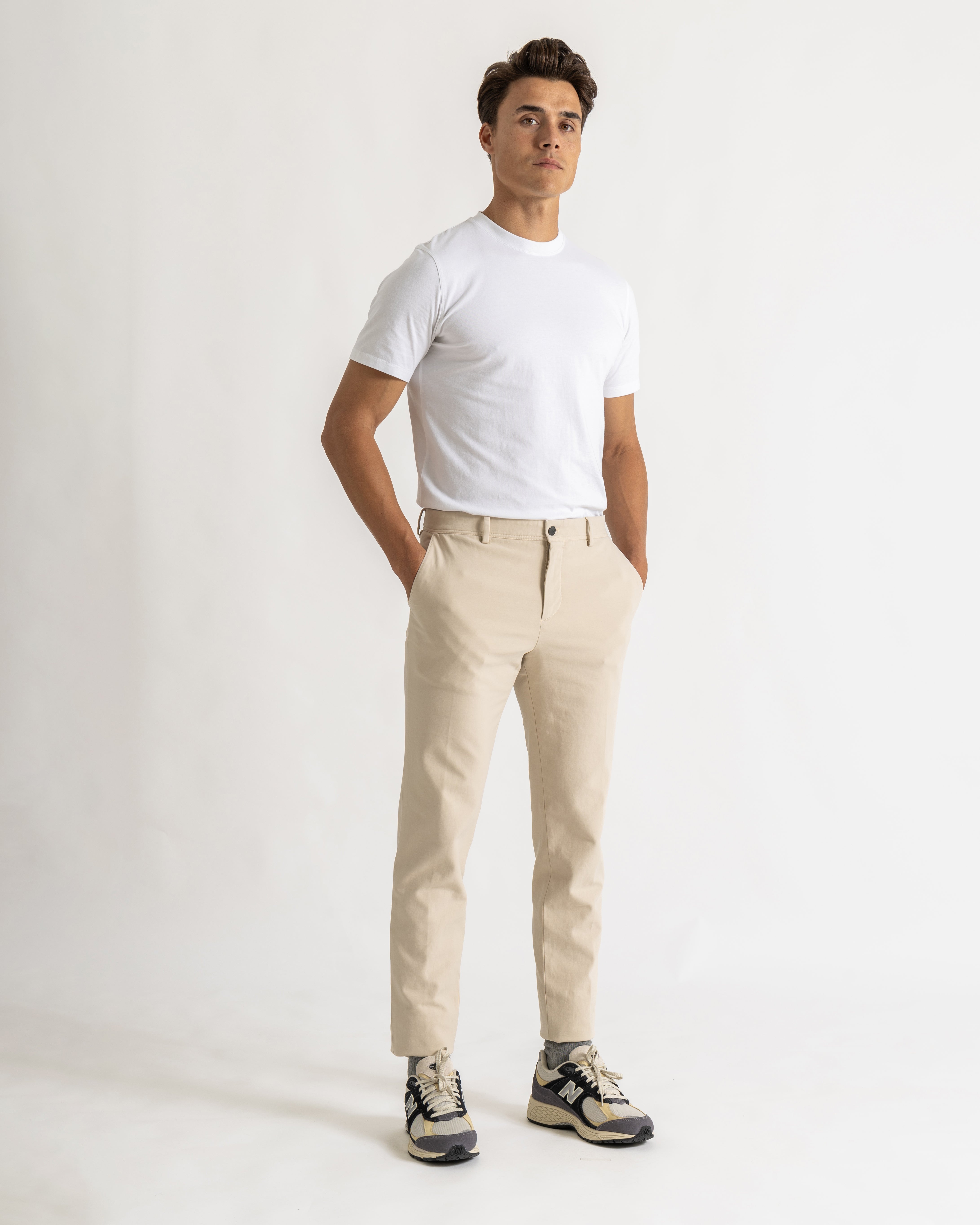 Dean trousers comfort fit beige
