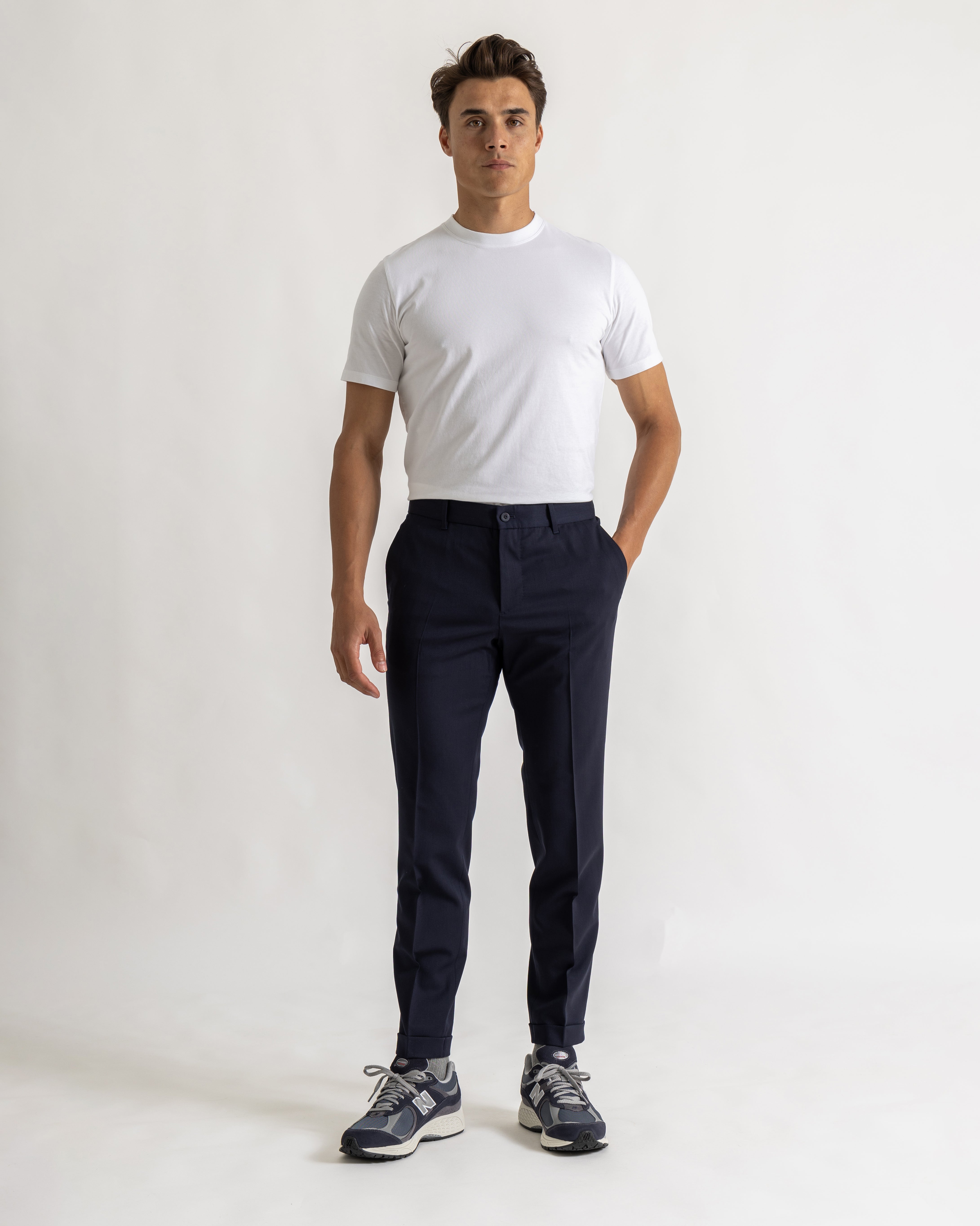 Eden trousers slim fit navy