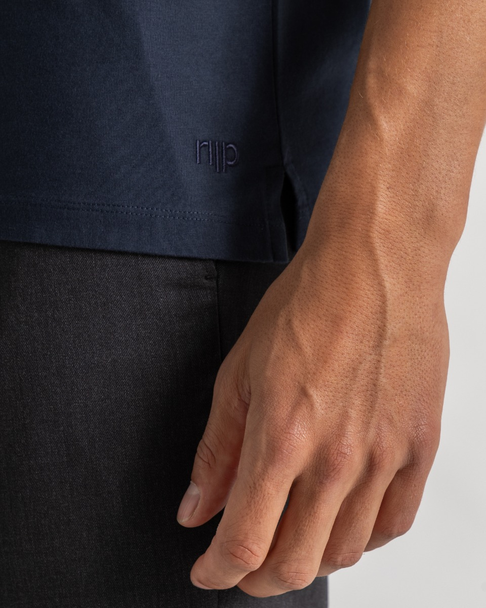 Brad tee slim navy