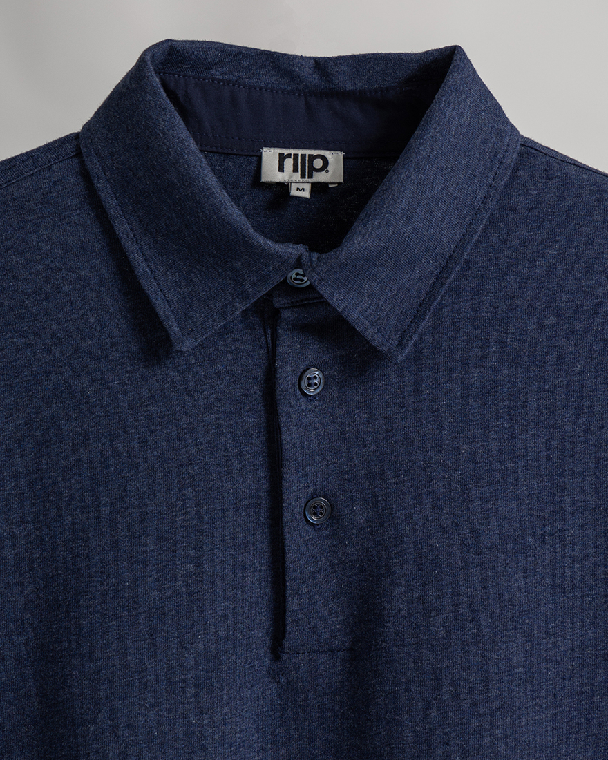 Cooper shirt slim long sleeve navy