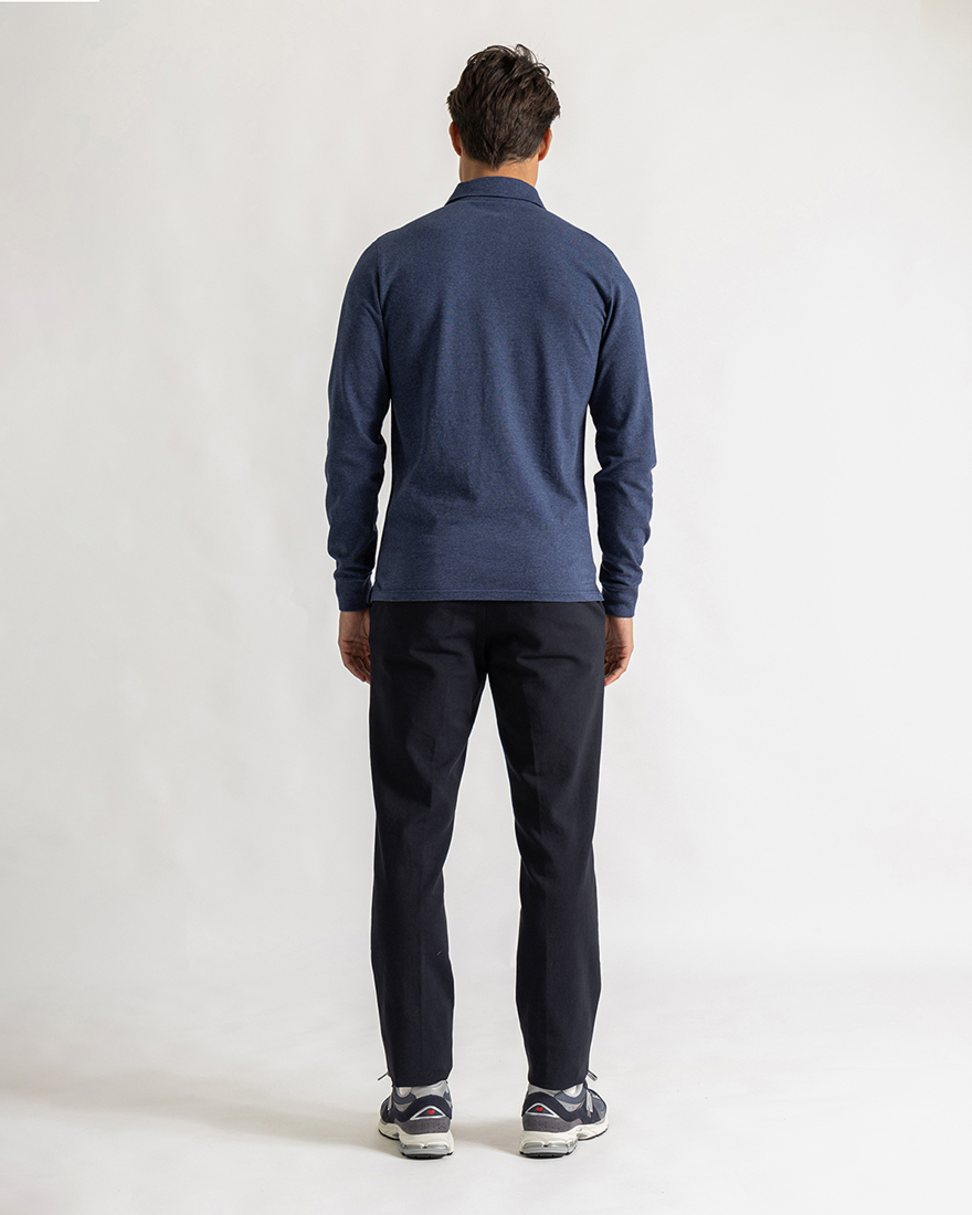 Cooper shirt slim long sleeve navy
