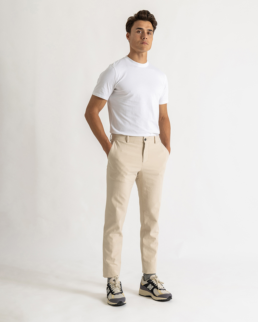 Dean trousers comfort fit sand