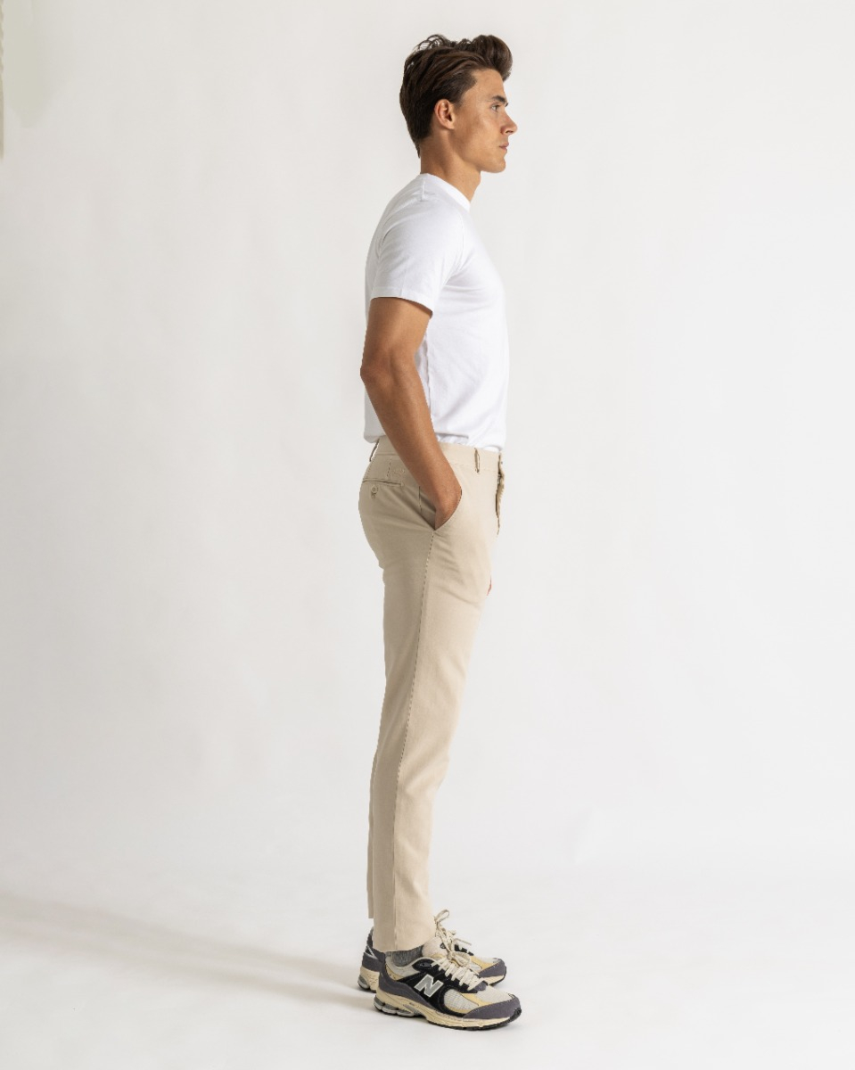 Dean trousers comfort fit sand