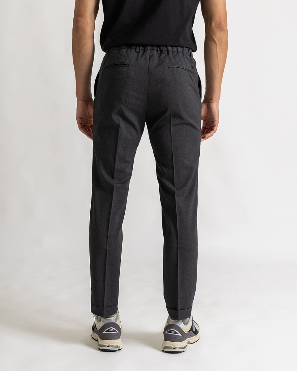 Eden trousers slim fit antracite