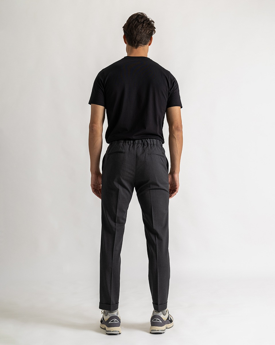 Eden trousers slim fit antracite