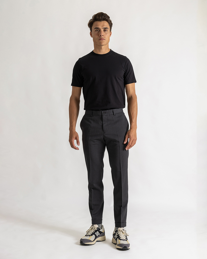 Eden trousers slim fit antracite