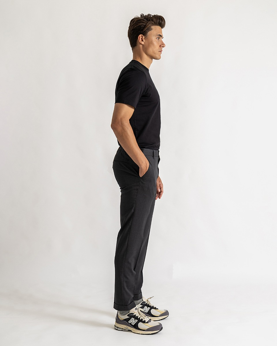Eden trousers slim fit antracite