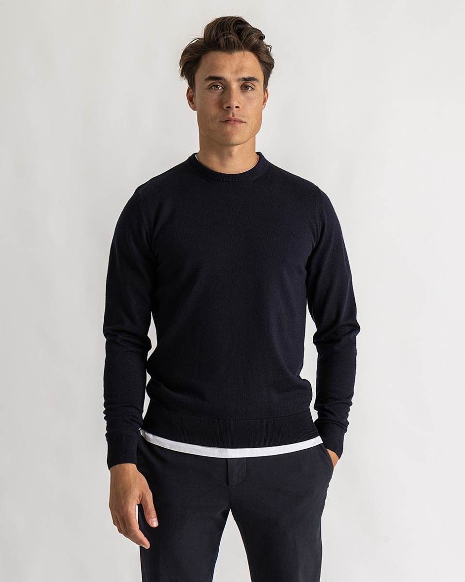 Fender roundneck knit navy